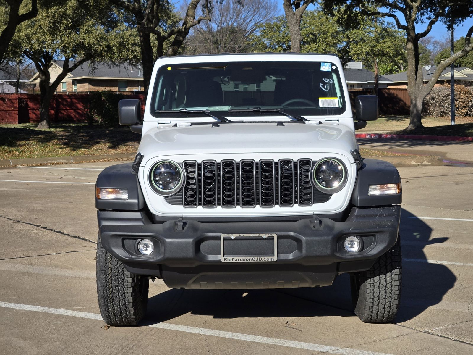 New 2026 Bright White Jeep 4-DOOR SPORT S image 5