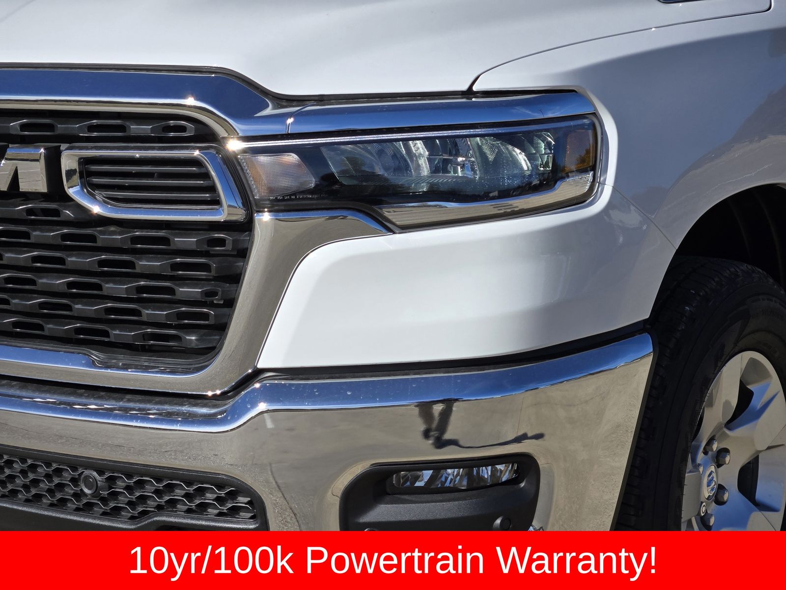New 2026 Bright White Ram LONE STAR CREW CAB 4X4 5