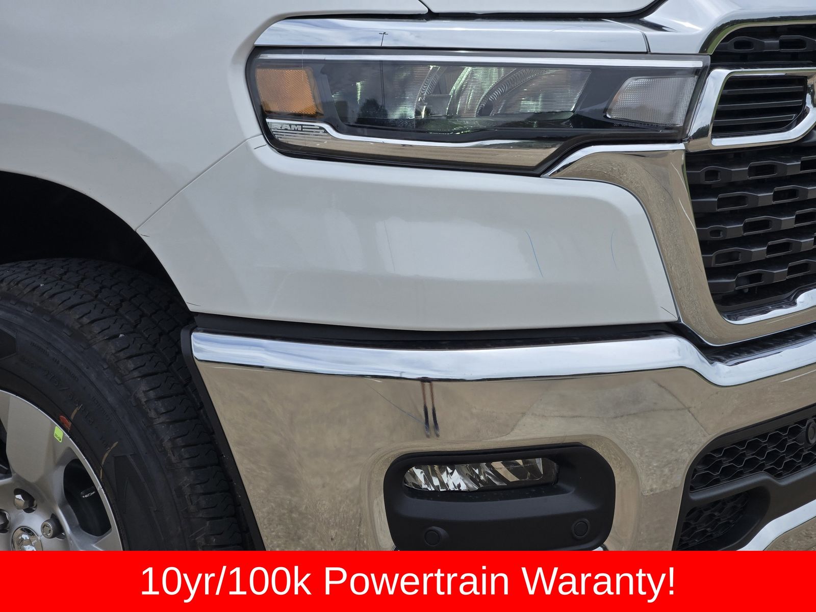 New 2026 Bright White Ram LONE STAR CREW CAB 4X4 5
