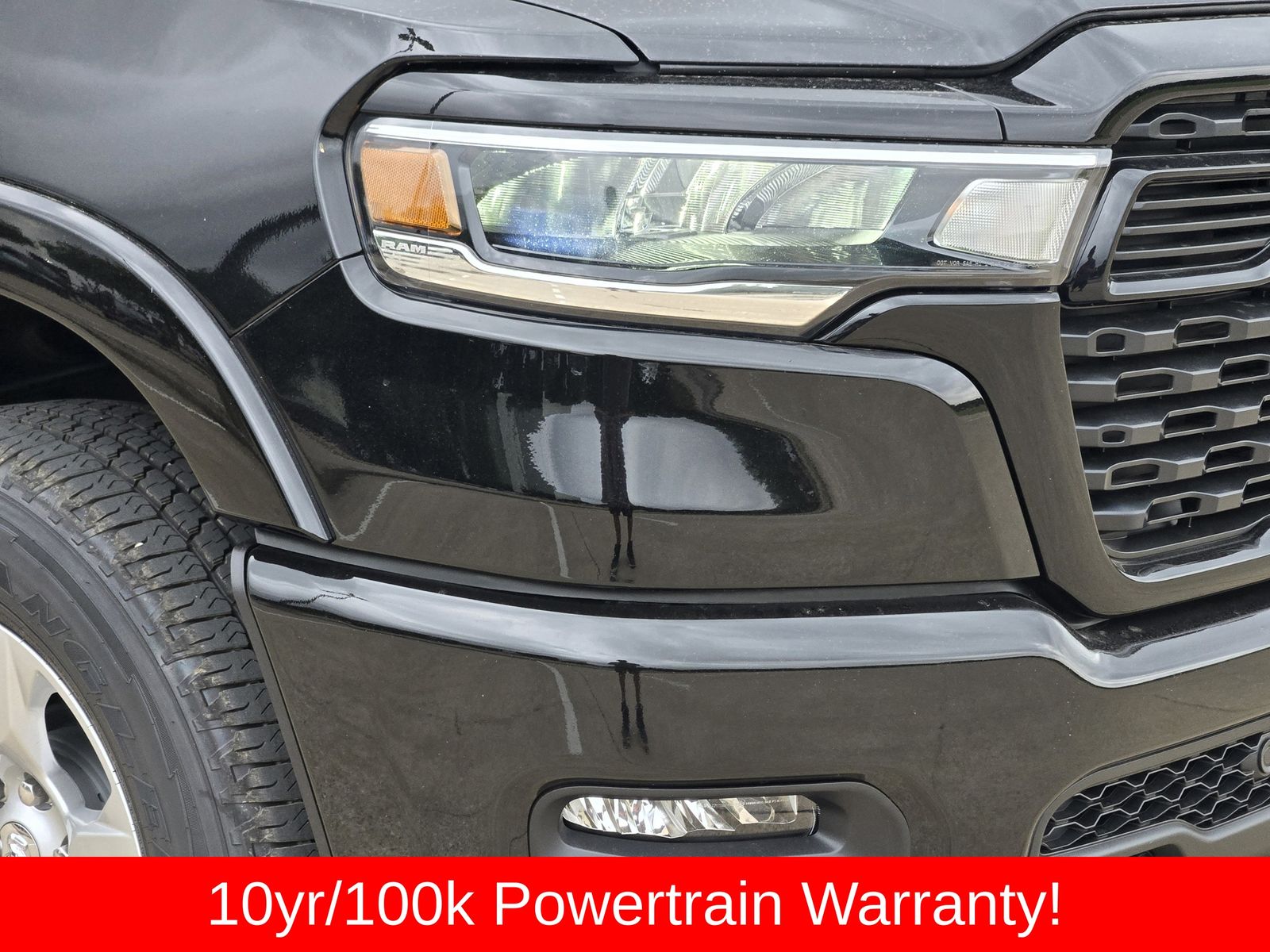 New 2026 Diamond Black Crystal Pearlcoat Ram LONE STAR CREW CAB 4X4 5
