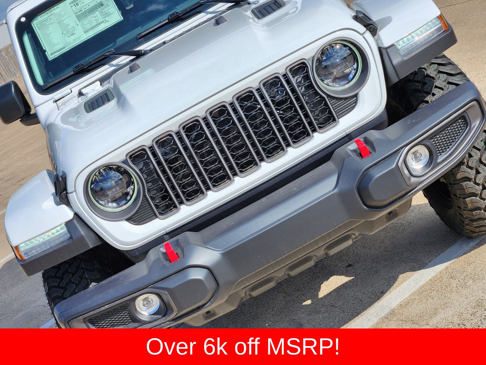 New 2026 Bright White Jeep RUBICON 4X4 image 14