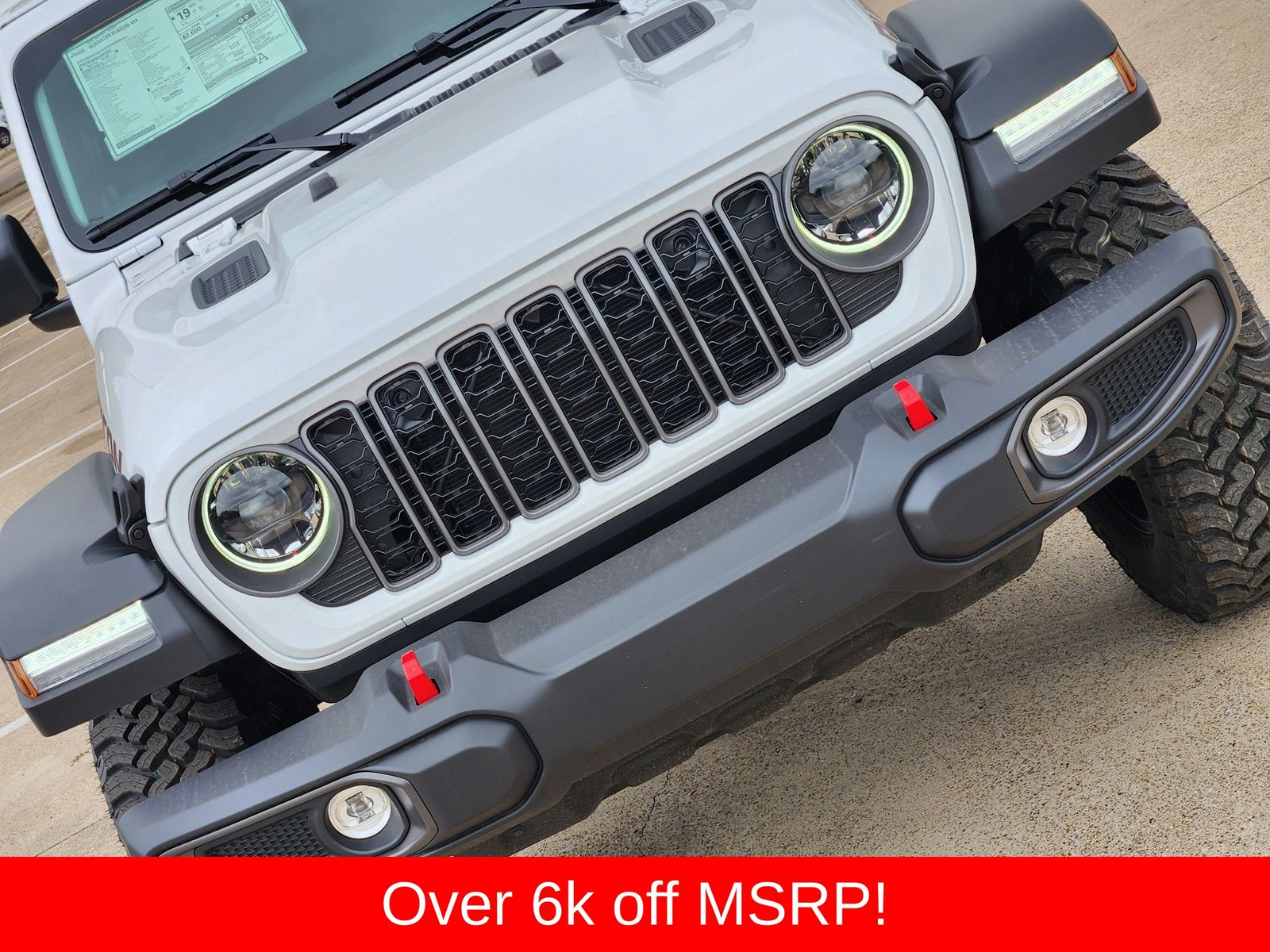 New 2026 Bright White Jeep RUBICON 4X4 image 14