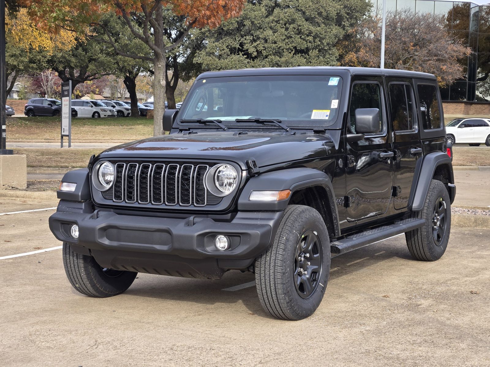 New 2026 Black Jeep 4-DOOR SPORT image 2