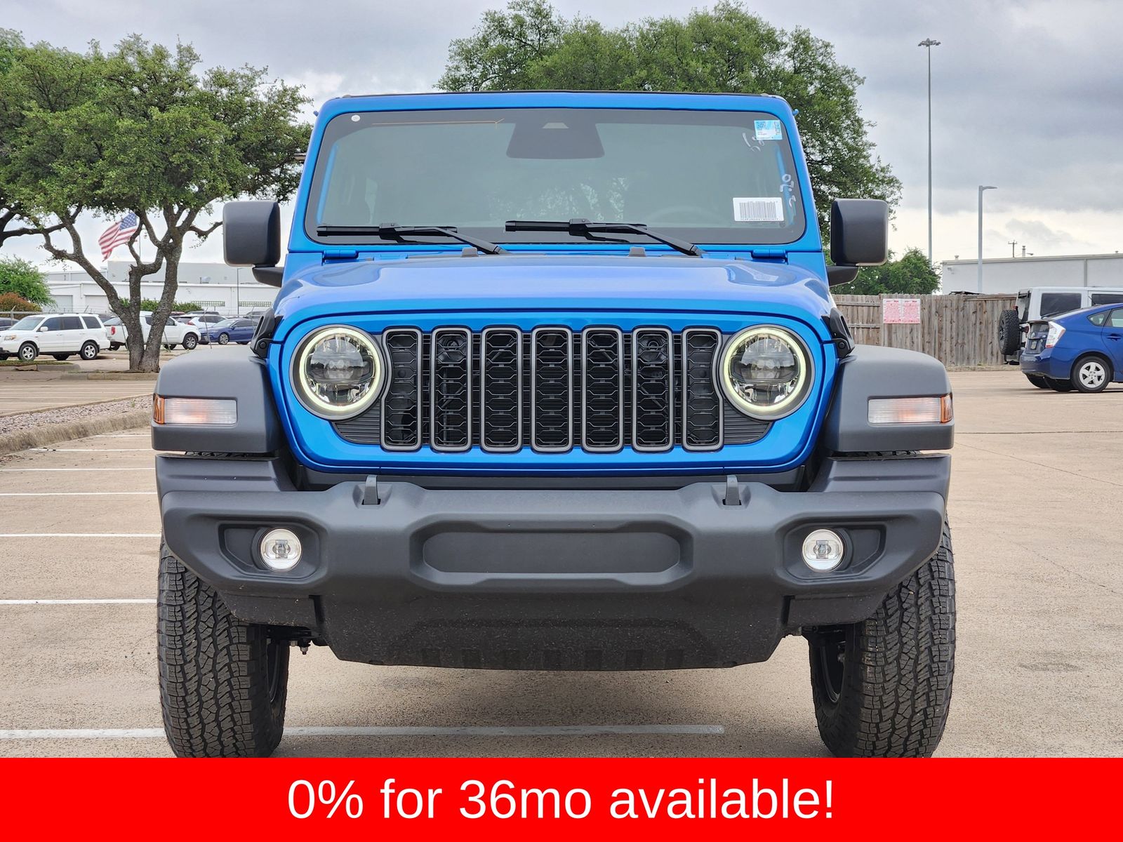 New 2026 Hydro Blue Pearlcoat Jeep 4-DOOR SPORT S image 7