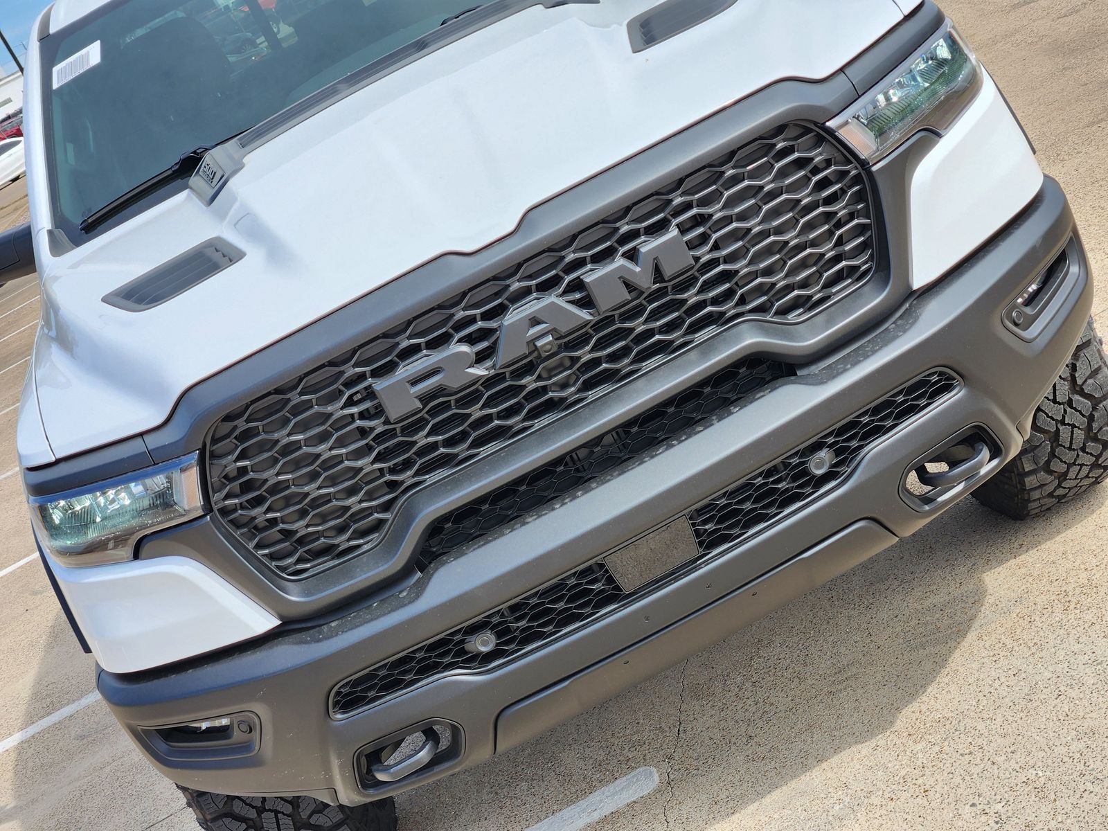 New 2026 Bright White Ram REBEL CREW CAB 4X4 5