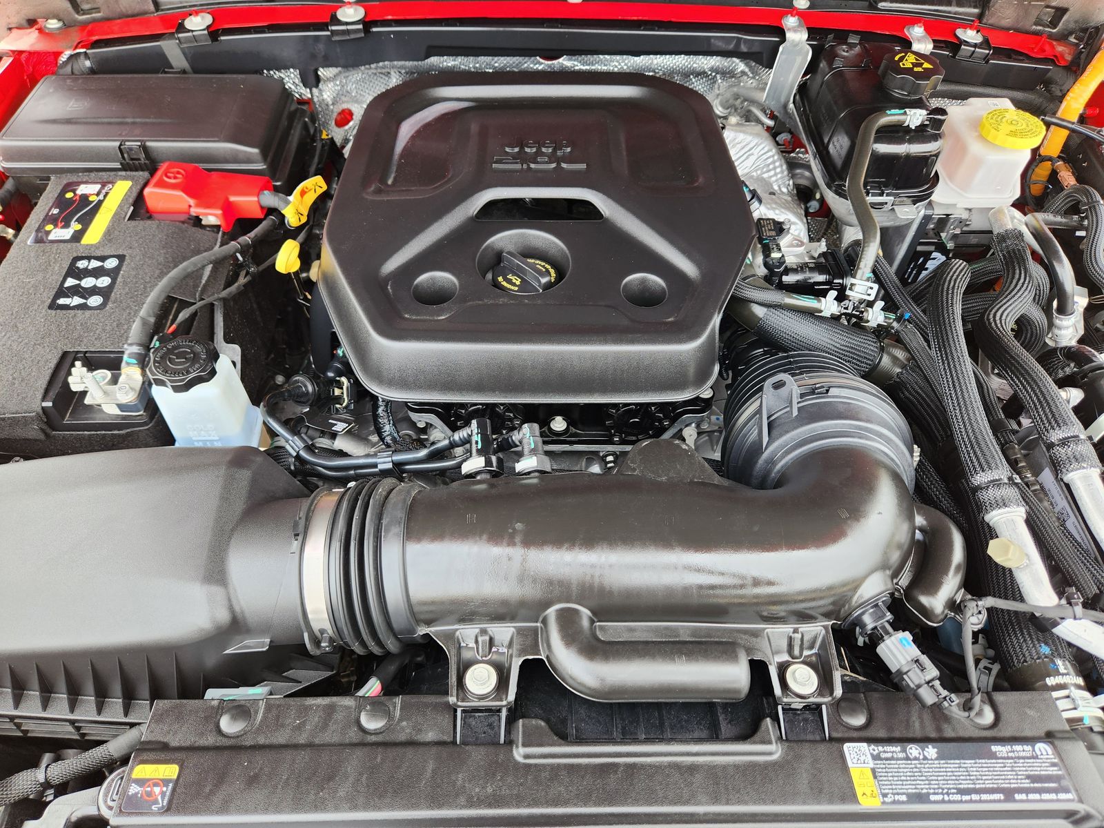 Certified Used 2025 Firecracker Red Jeep Sahara image 40