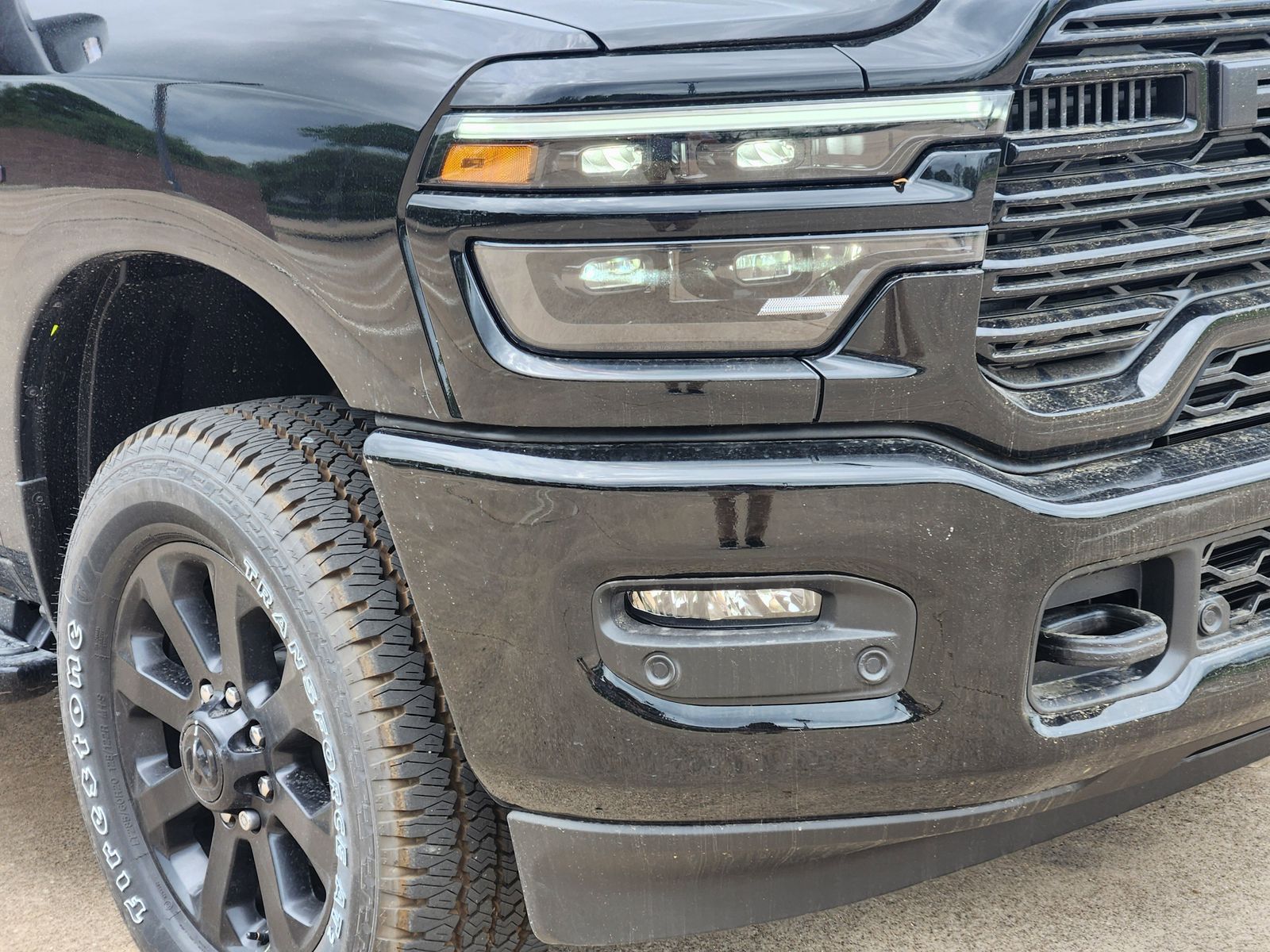 New 2026 Diamond Black Crystal Pearlcoat Ram LARAMIE CREW CAB 4X4 6