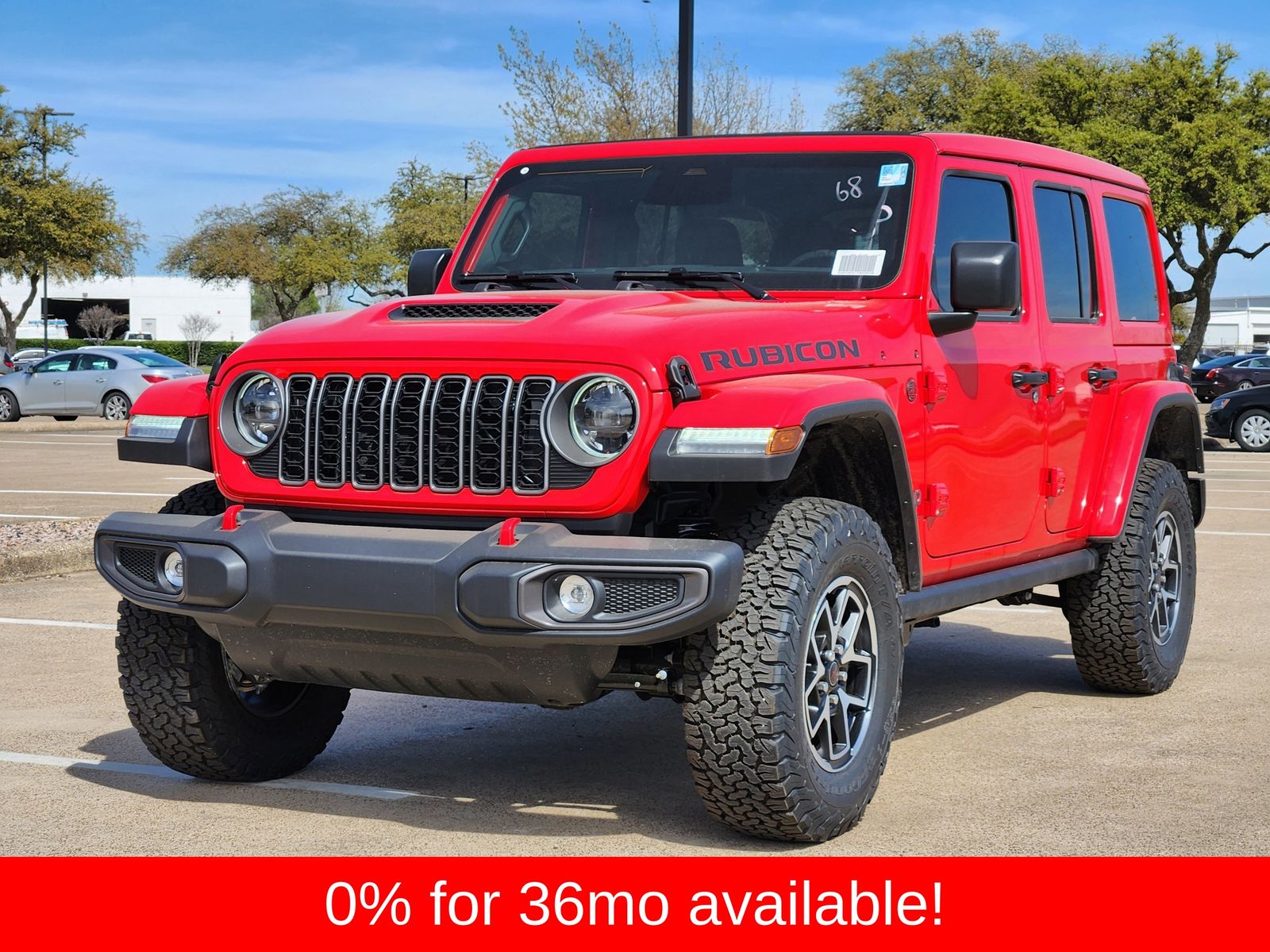 New 2026 Firecracker Red Jeep 4-DOOR RUBICON image 2