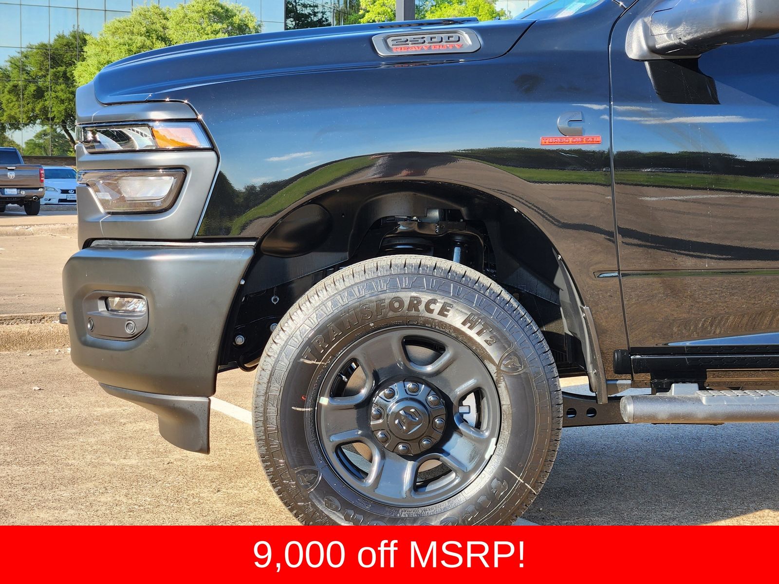 New 2026 Diamond Black Crystal Pearlcoat Ram TRADESMAN CREW CAB 4X4 6