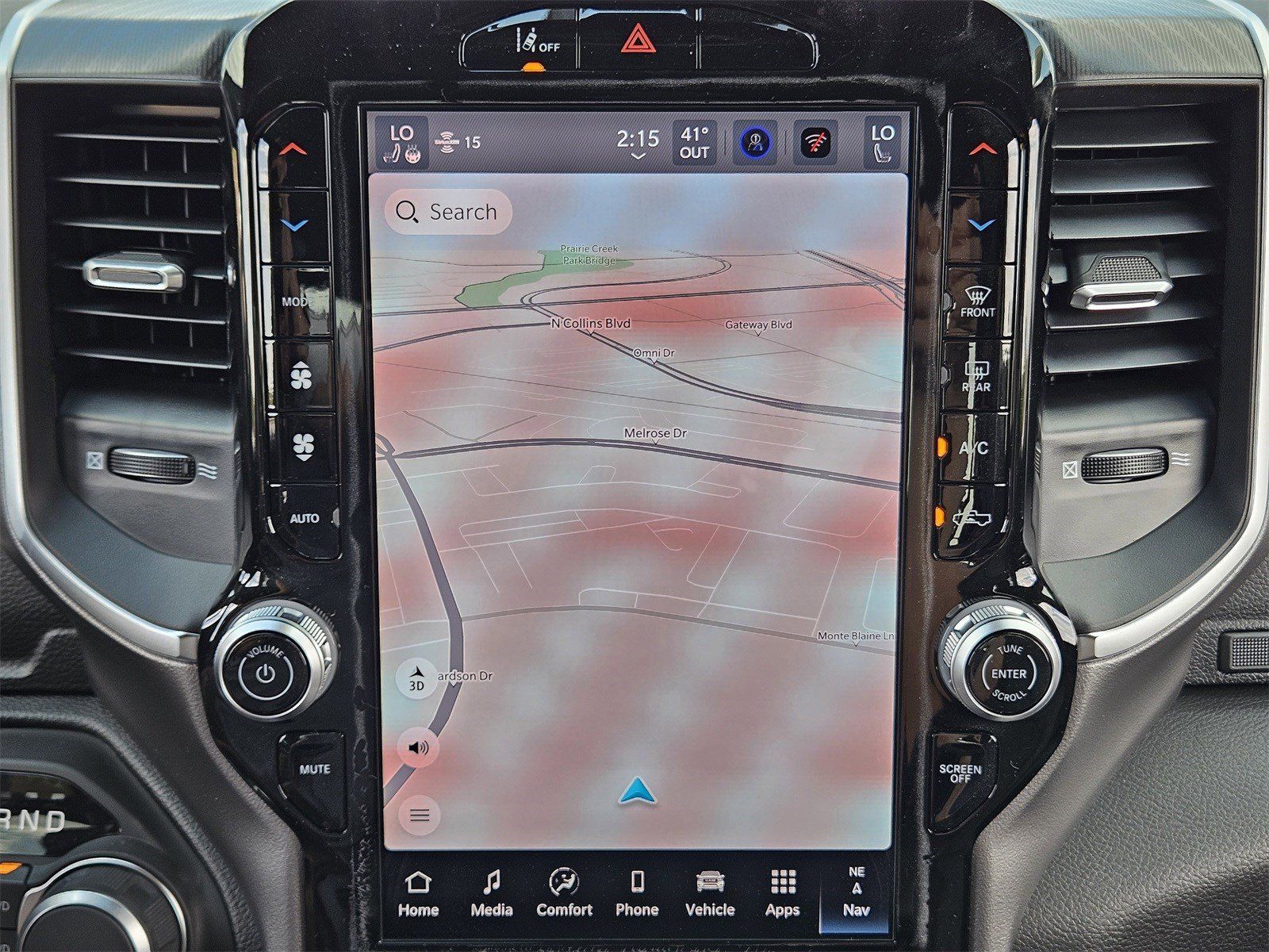 New 2026 Diamond Black Crystal Pearlcoat Ram LONE STAR CREW CAB 4X4 5