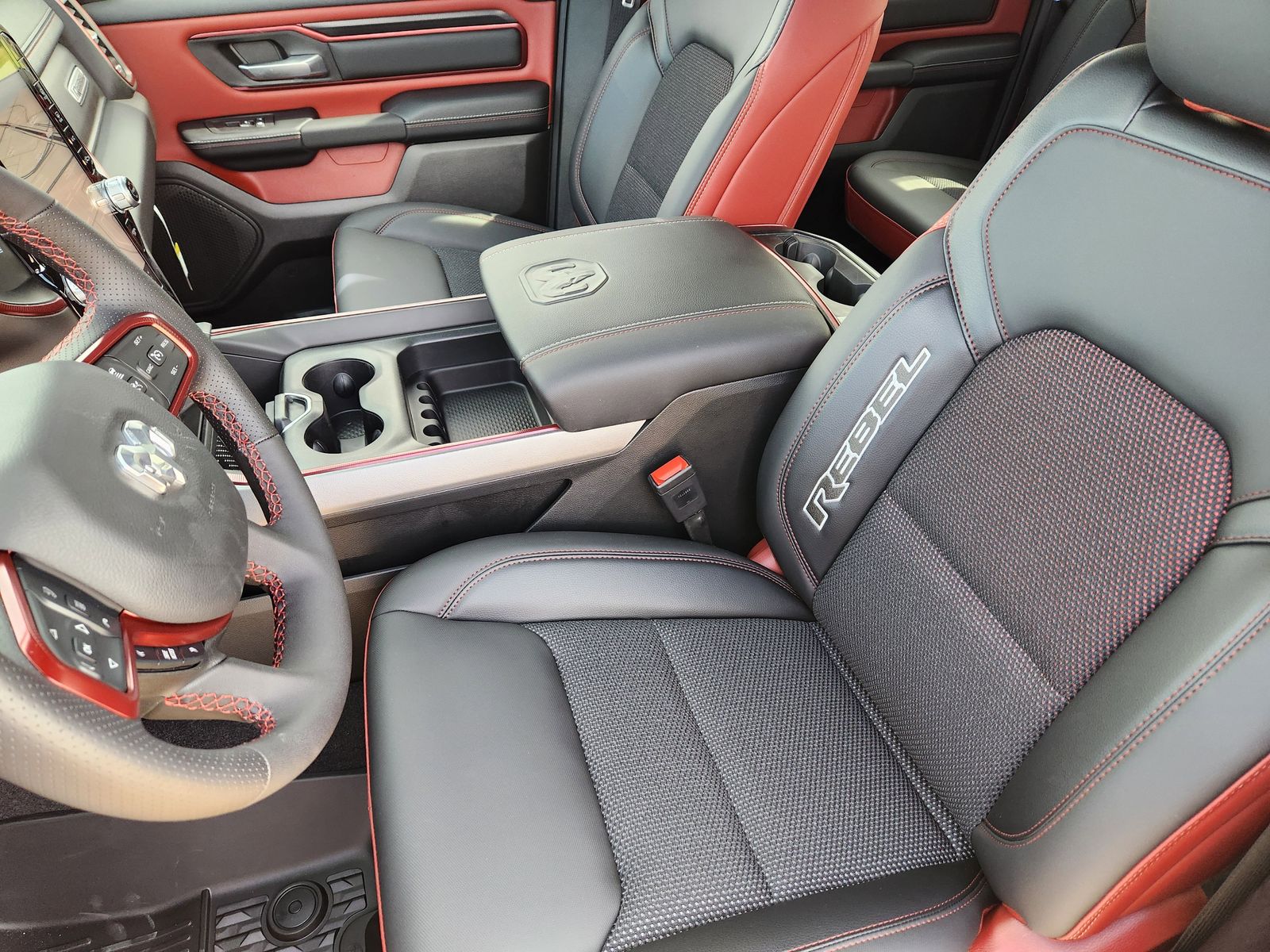 New 2026 Bright White Ram REBEL CREW CAB 4X4 5