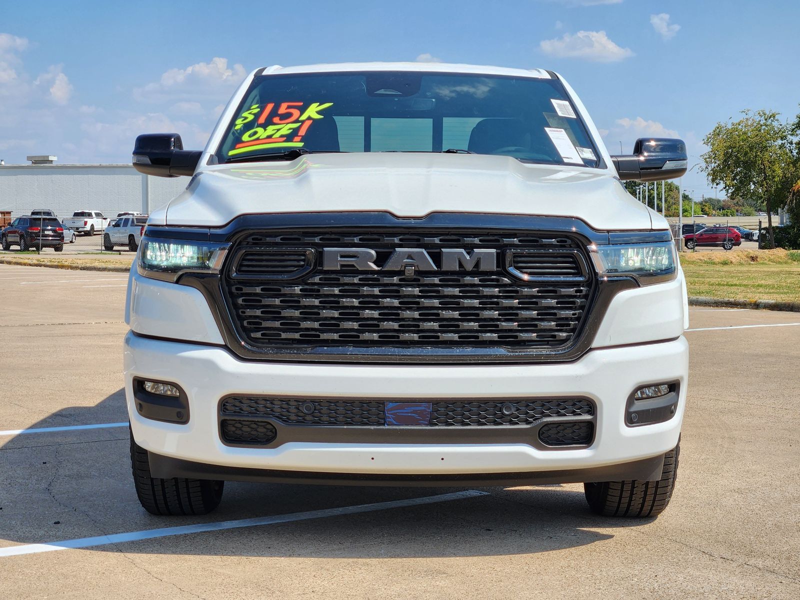 New 2026 Bright White Ram LONE STAR CREW CAB 4X2 5