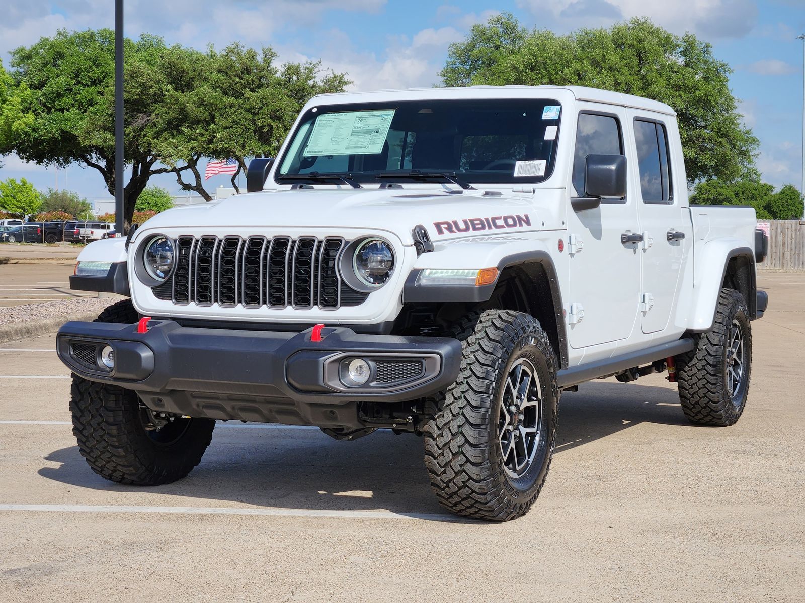 New 2026 Bright White Jeep RUBICON 4X4 image 2