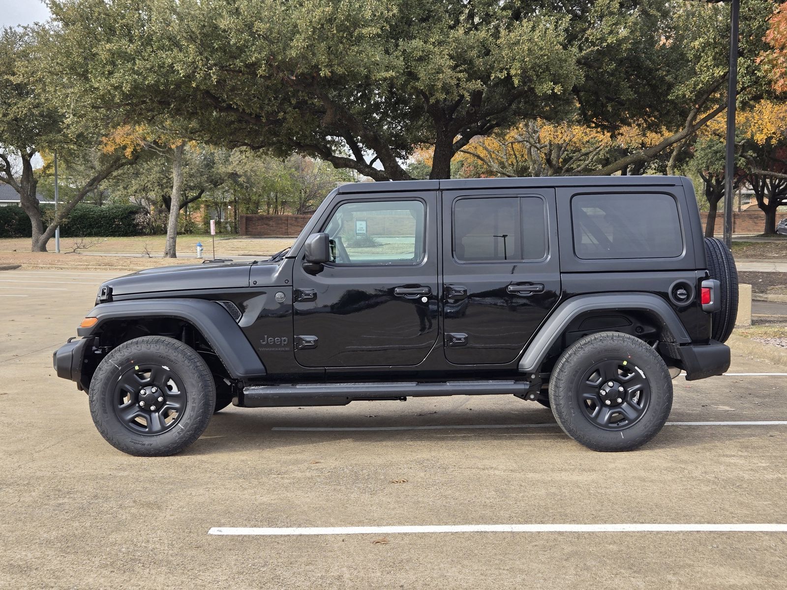 New 2026 Black Jeep 4-DOOR SPORT image 3