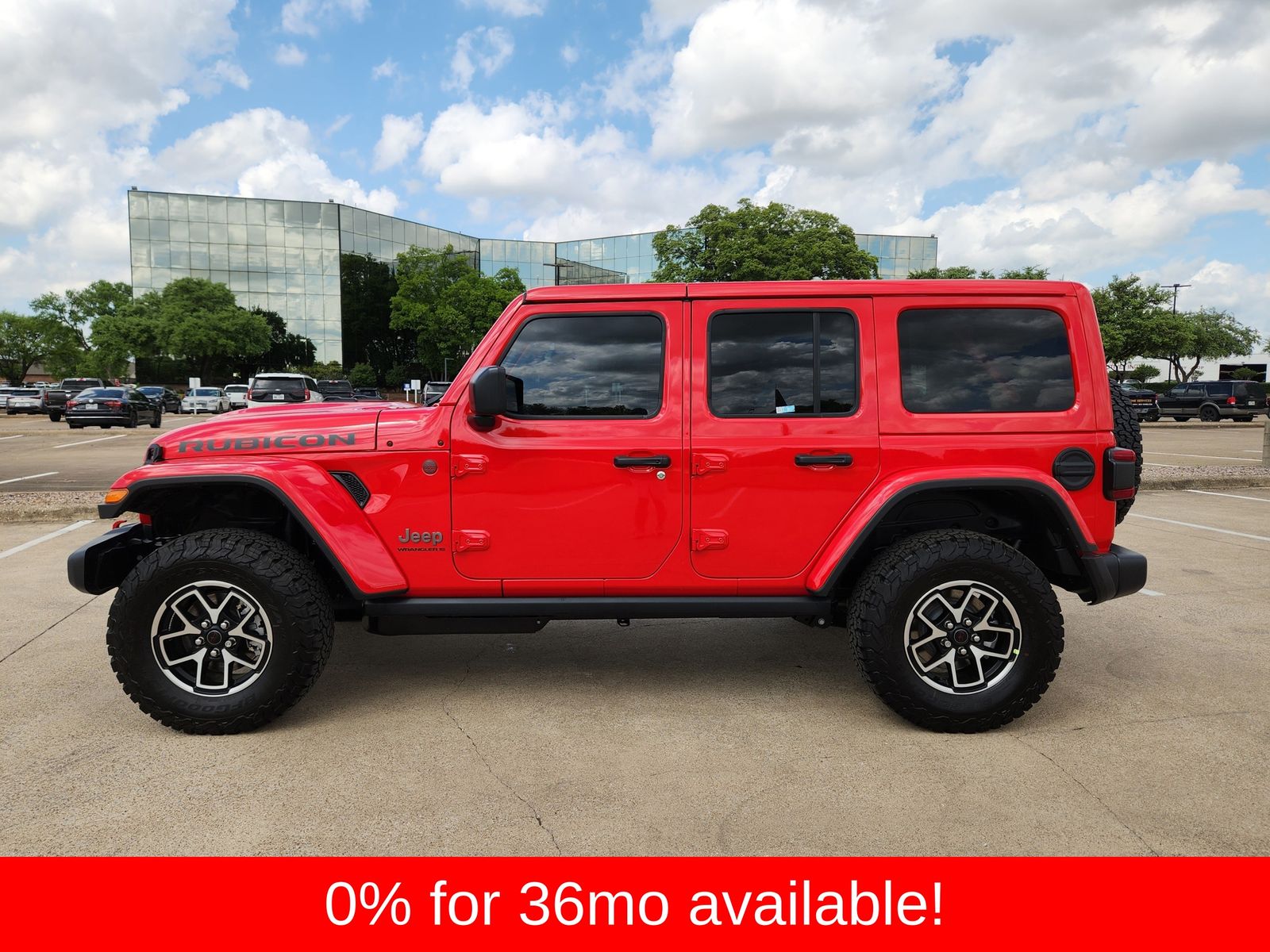 New 2026 Firecracker Red Jeep 4-DOOR RUBICON image 3