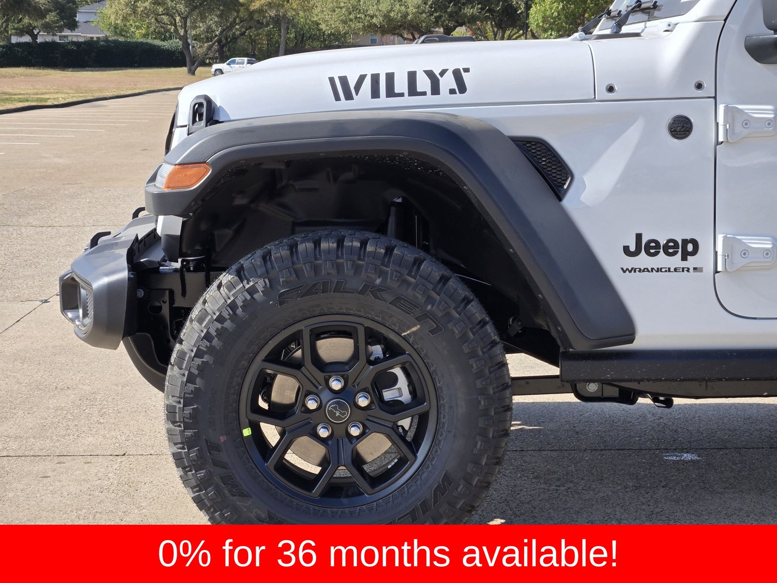 New 2026 Bright White Jeep 4-DOOR WILLYS image 9