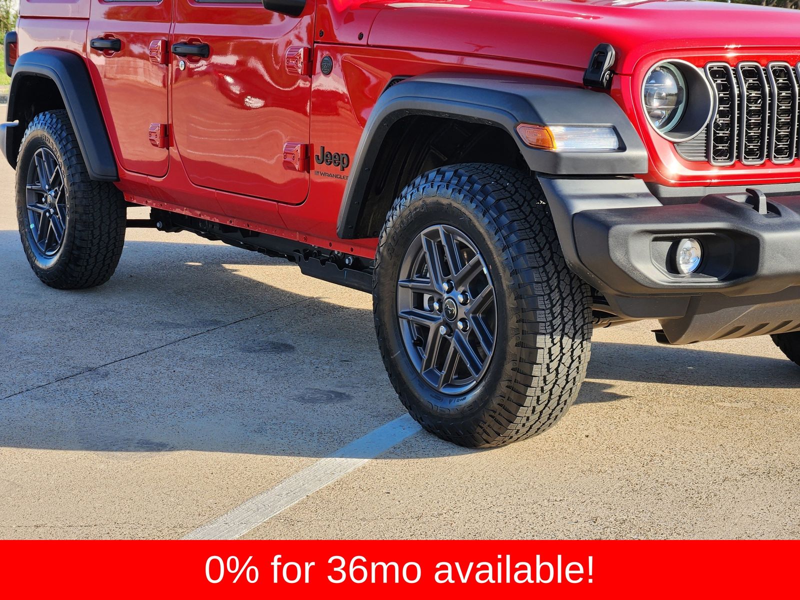New 2026 Firecracker Red Jeep 4-DOOR SPORT S image 11