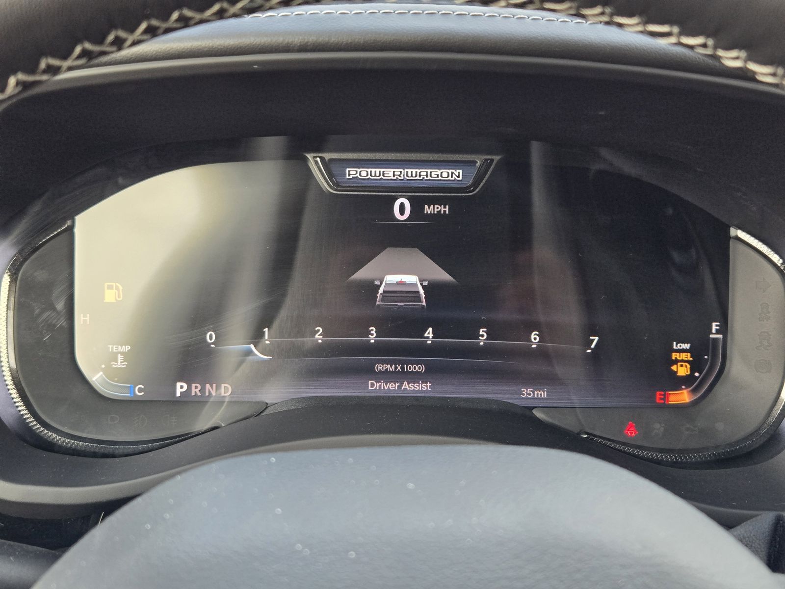 New 2025 Bright White Ram POWER WAGON CREW CAB 4X4 6