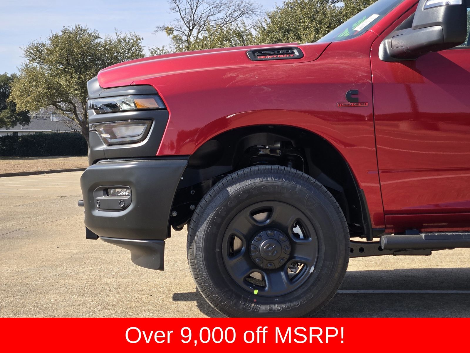 New 2026 Molten Red Pearlcoat Ram TRADESMAN CREW CAB 4X4 6