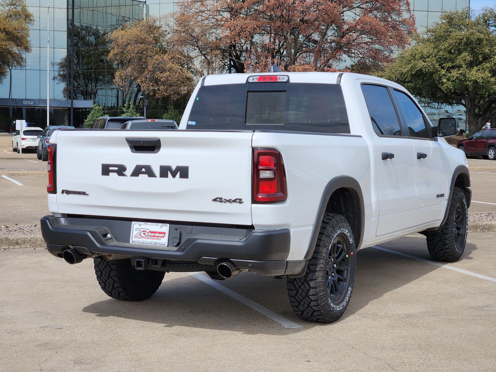 New 2026 Bright White Ram REBEL CREW CAB 4X4 5