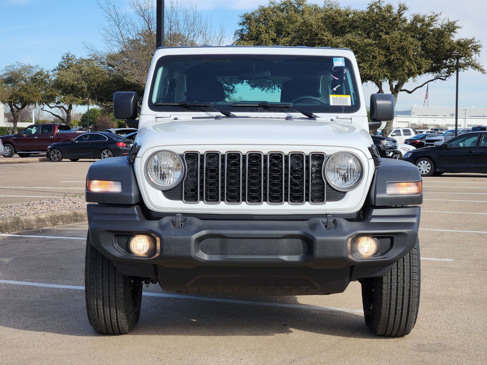 New 2026 Bright White Jeep 4-DOOR SPORT image 7