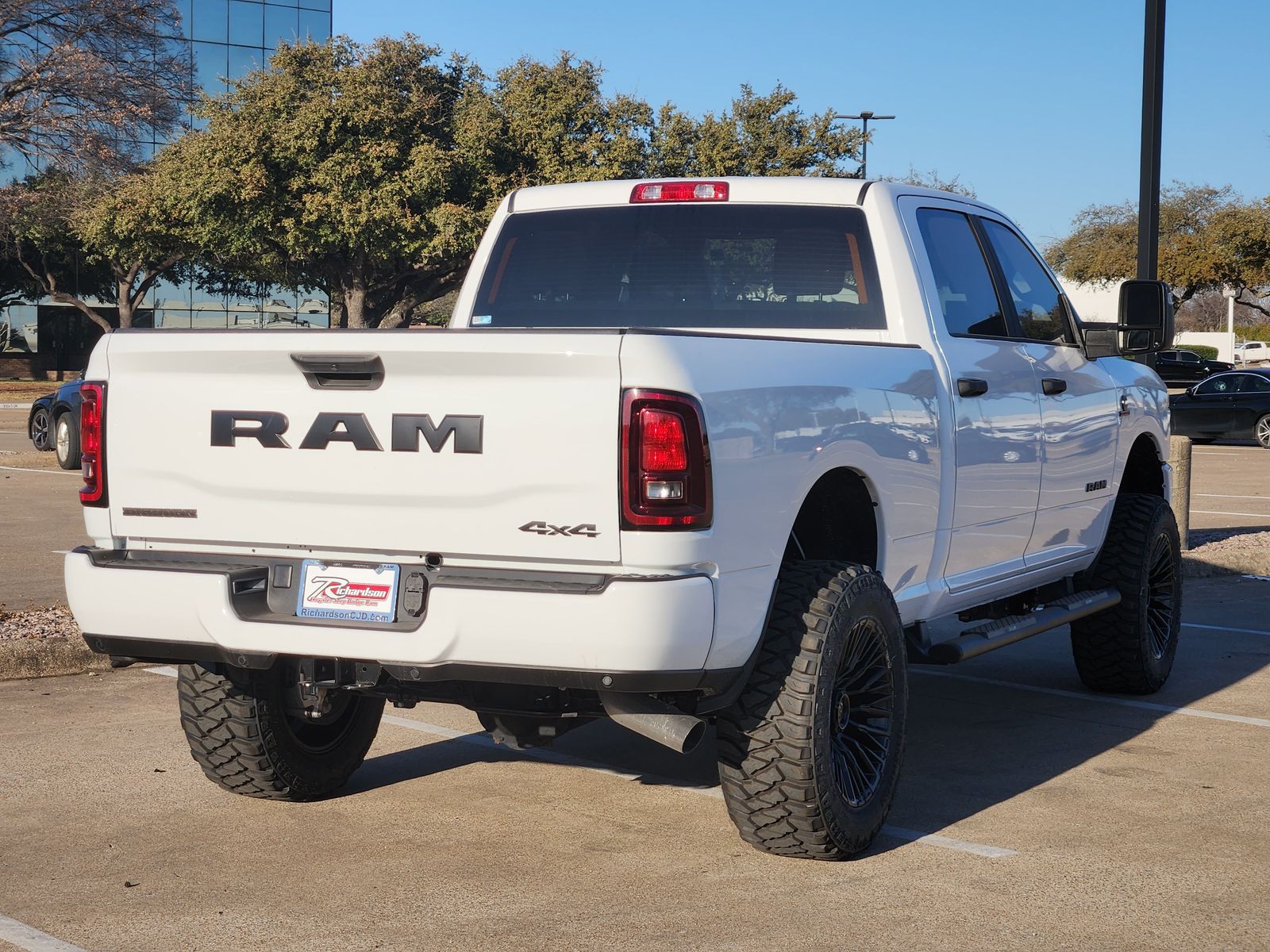 New 2025 Bright White Ram BIG HORN CREW CAB 4X4 6