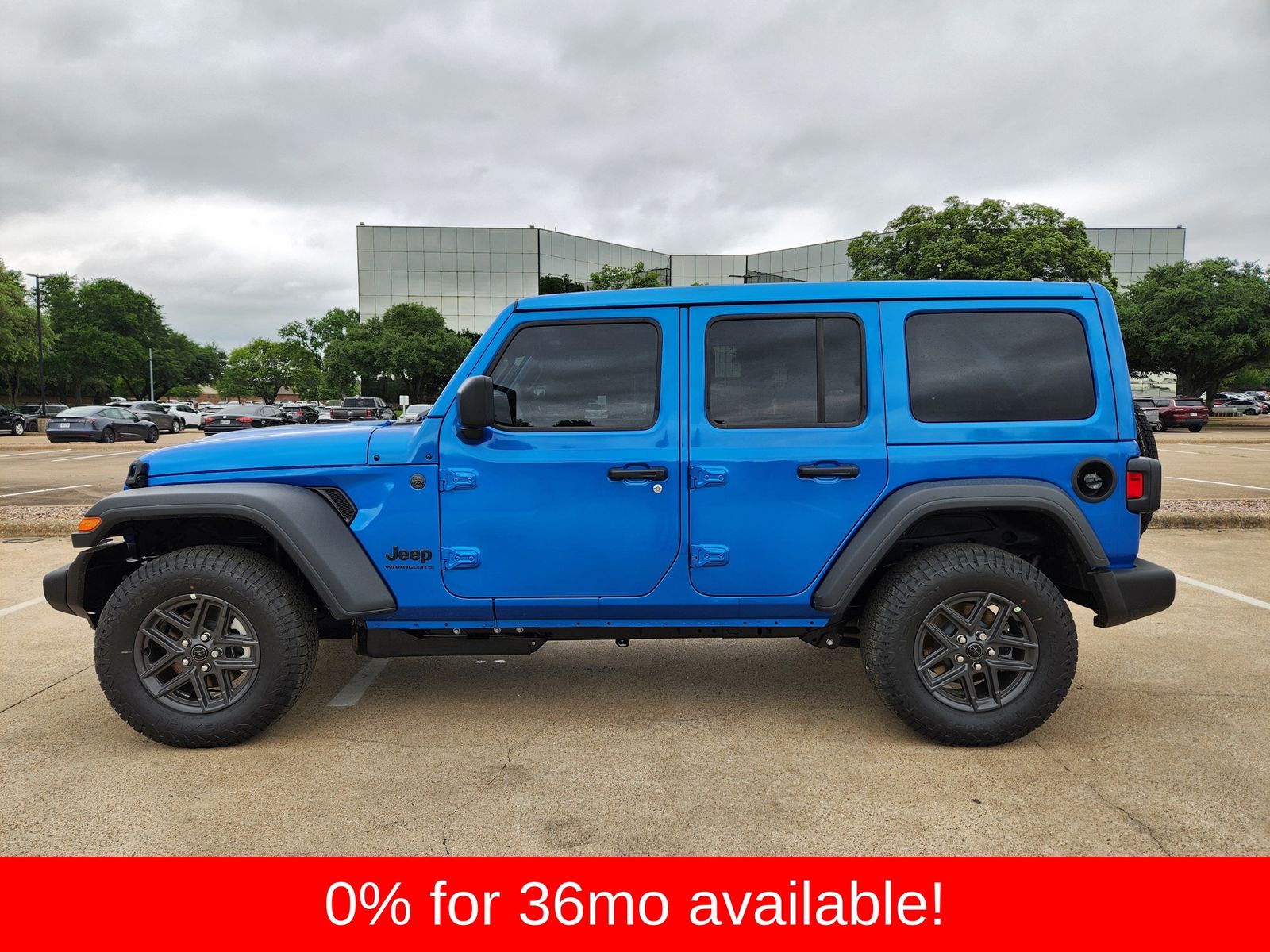 New 2026 Hydro Blue Pearlcoat Jeep 4-DOOR SPORT S image 3