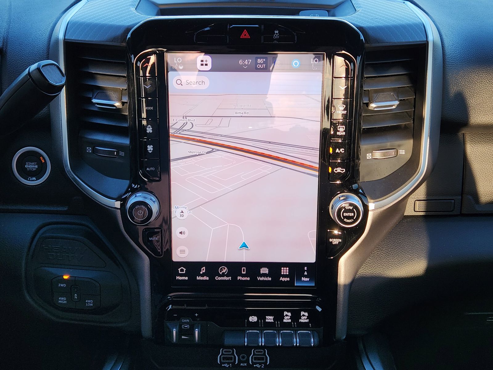 New 2026 Molten Red Pearlcoat Ram LONE STAR CREW CAB 4X4 6