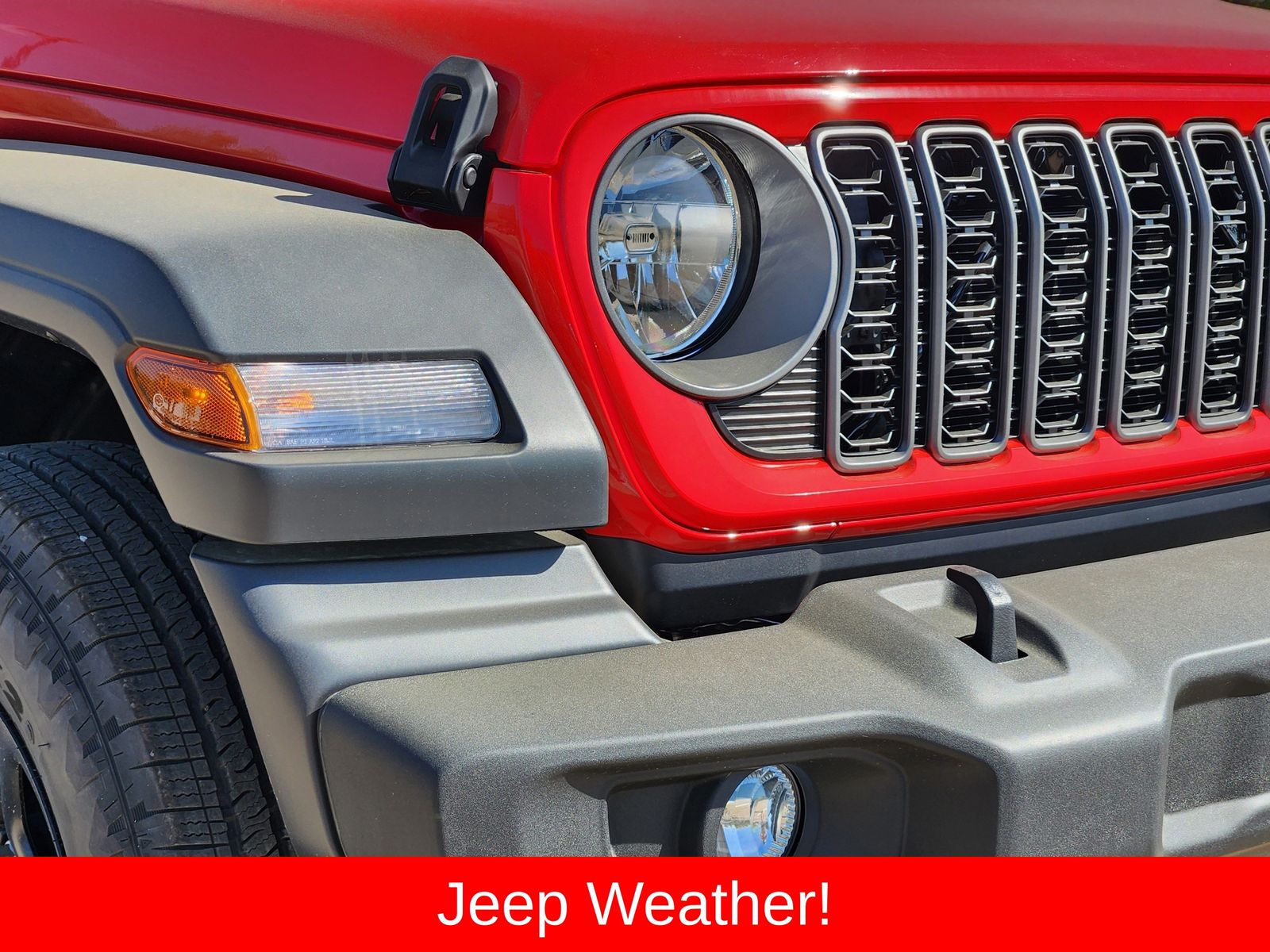 New 2026 Firecracker Red Jeep 4-DOOR SPORT image 9
