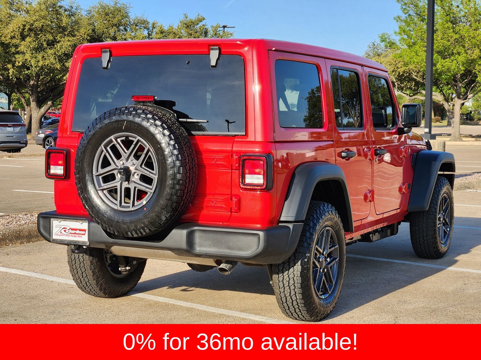 New 2026 Firecracker Red Jeep 4-DOOR SPORT S image 6