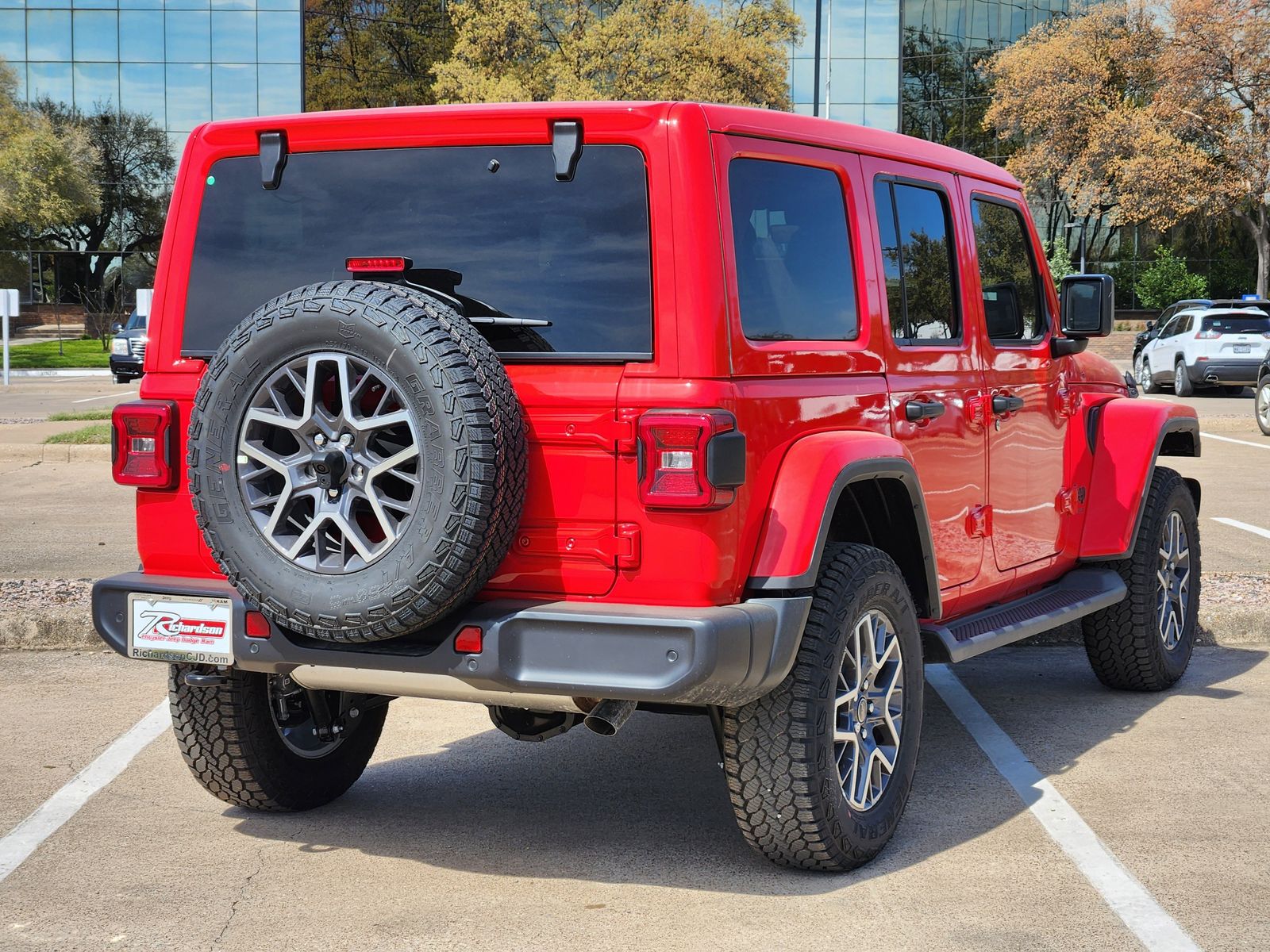 New 2026 Firecracker Red Jeep 4-DOOR SAHARA image 6