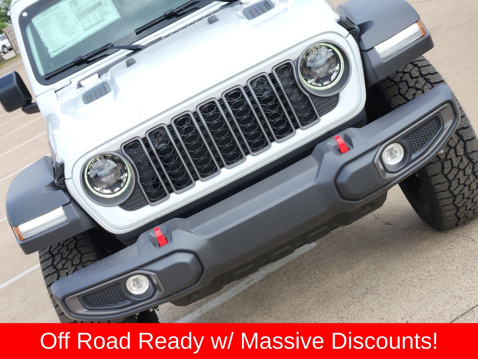 New 2026 Bright White Jeep RUBICON 4X4 image 14