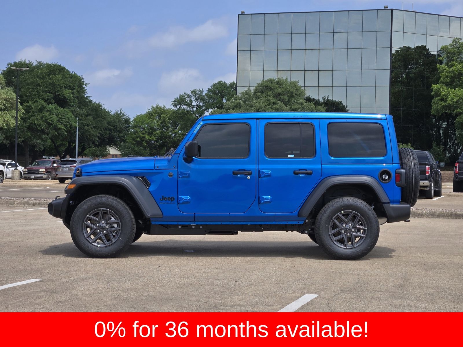 New 2026 Hydro Blue Pearlcoat Jeep 4-DOOR SPORT S image 3