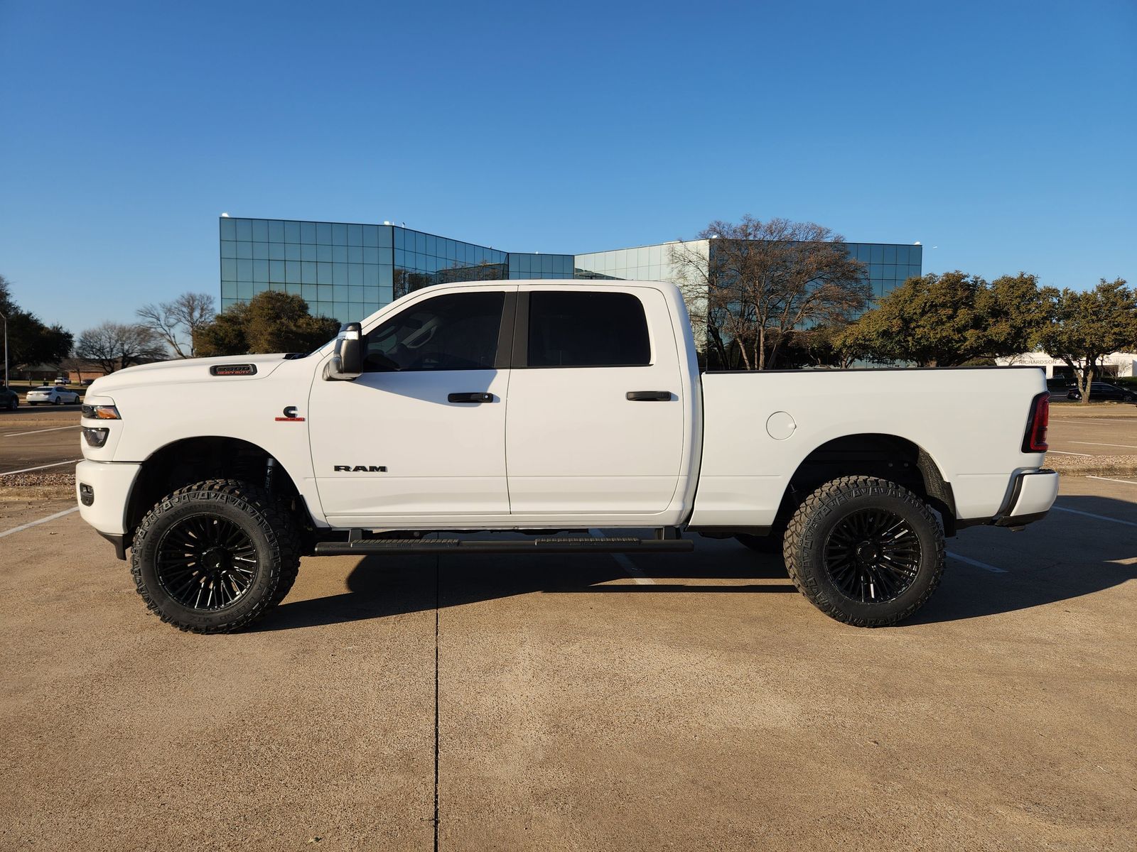 New 2025 Bright White Ram BIG HORN CREW CAB 4X4 6
