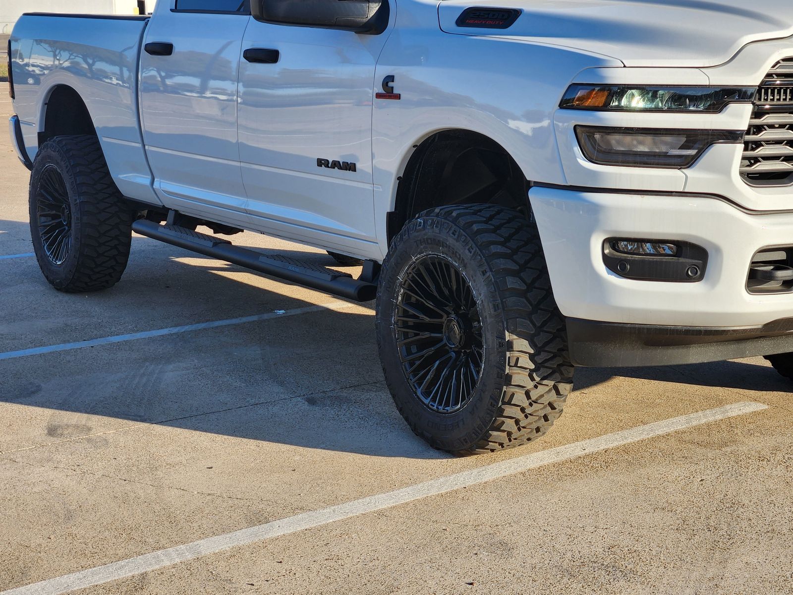 New 2025 Bright White Ram BIG HORN CREW CAB 4X4 6