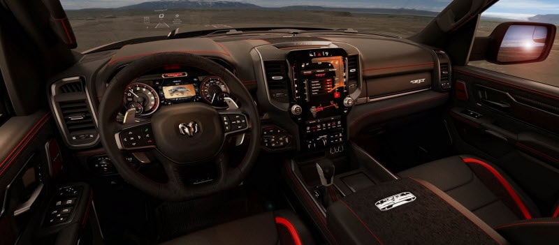 RAM TRX dashboard
