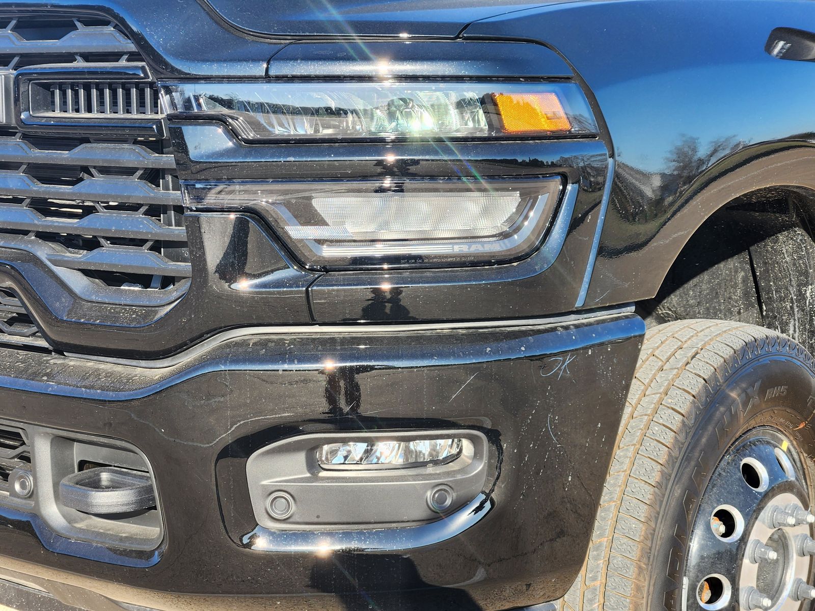 New 2026 Diamond Black Crystal Pearlcoat Ram LONE STAR CREW CAB 4X4 8