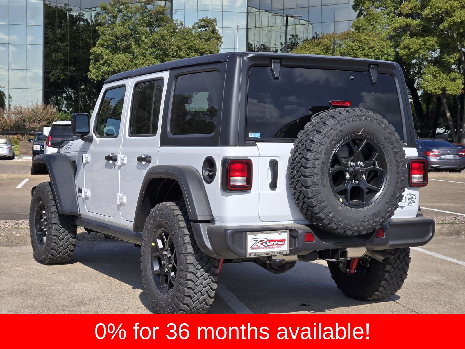 New 2026 Bright White Jeep 4-DOOR WILLYS image 6