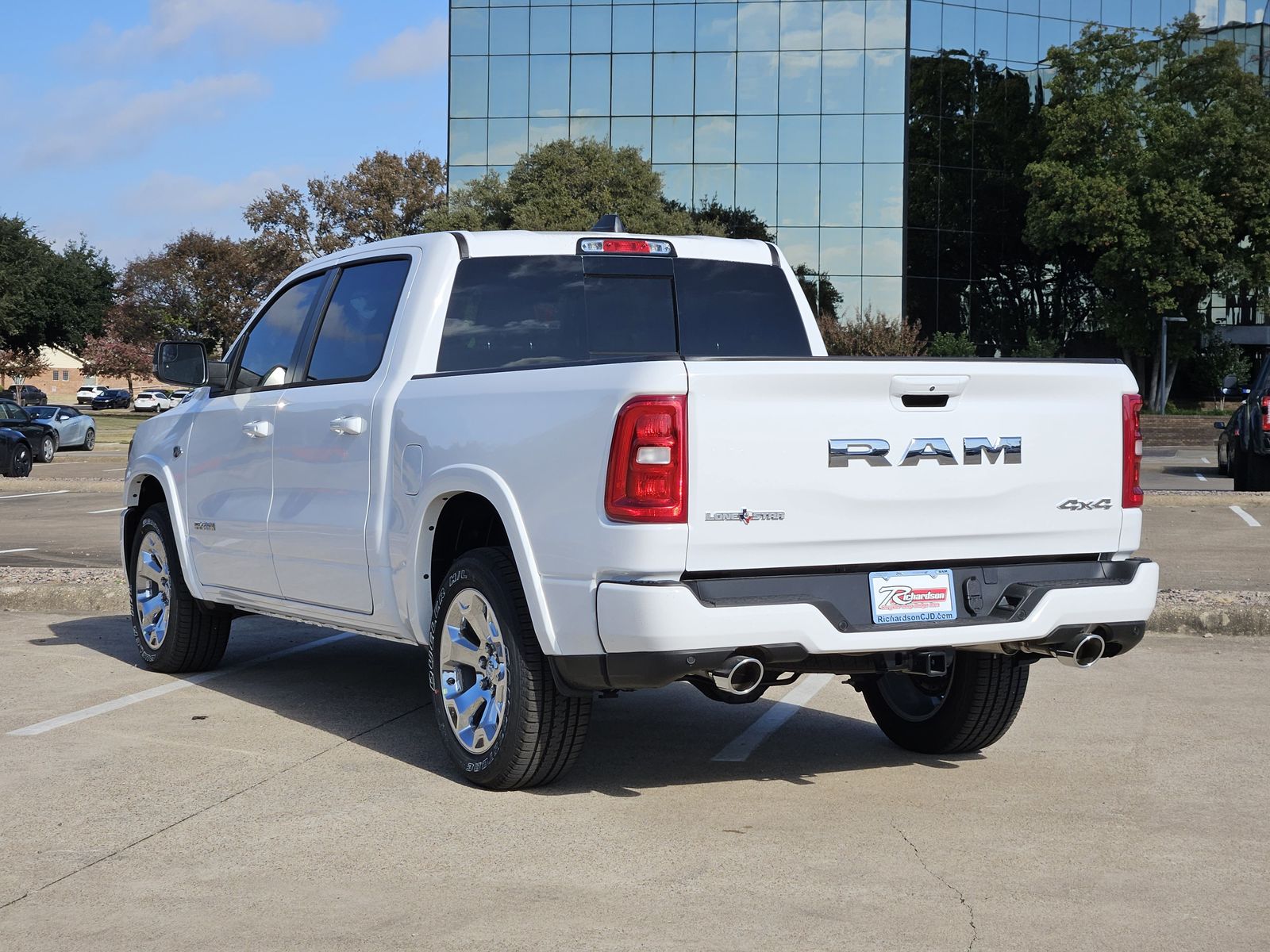 New 2026 Bright White Ram LONE STAR CREW CAB 4X4 5