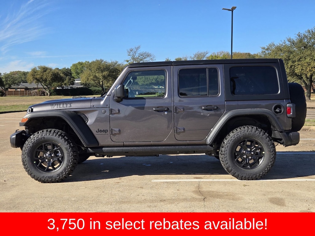 New 2026 Jeep Wrangler 4-DOOR WILLYS Sport Utility