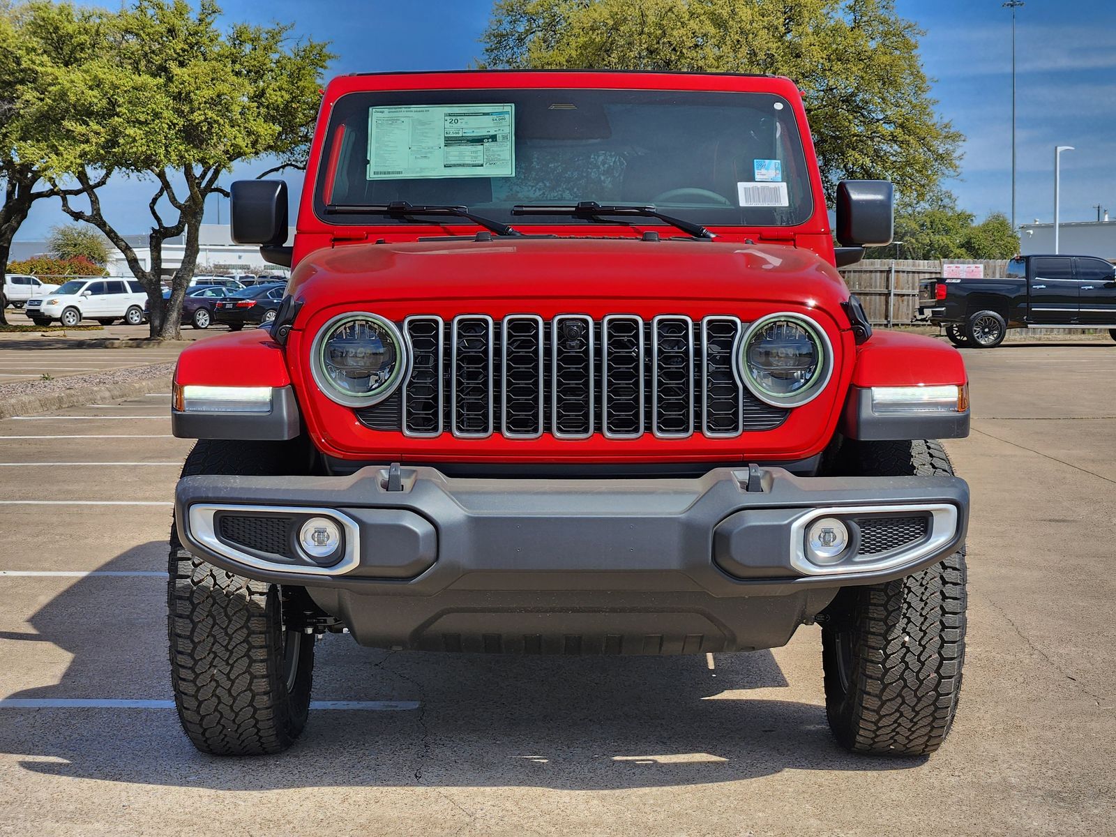 New 2026 Firecracker Red Jeep 4-DOOR SAHARA image 7
