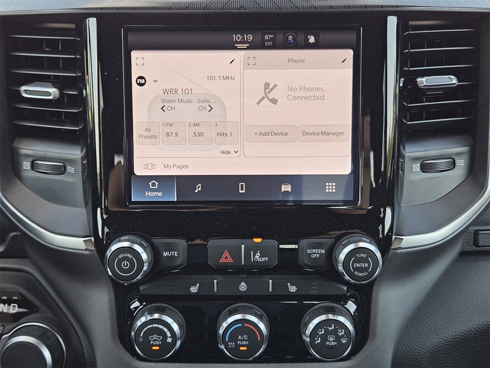 New 2026 Bright White Ram LONE STAR CREW CAB 4X4 5