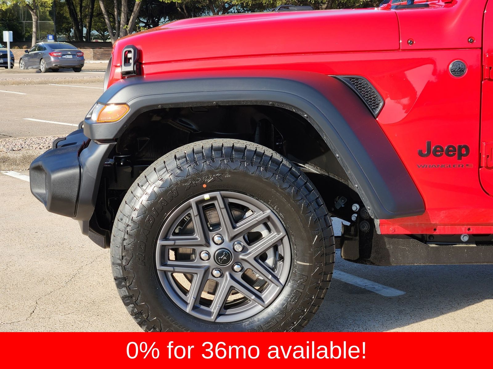 New 2026 Firecracker Red Jeep 4-DOOR SPORT S image 8