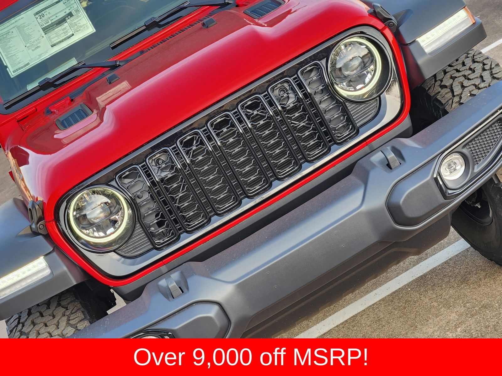 New 2026 Firecracker Red Jeep 4-DOOR WILLYS image 14