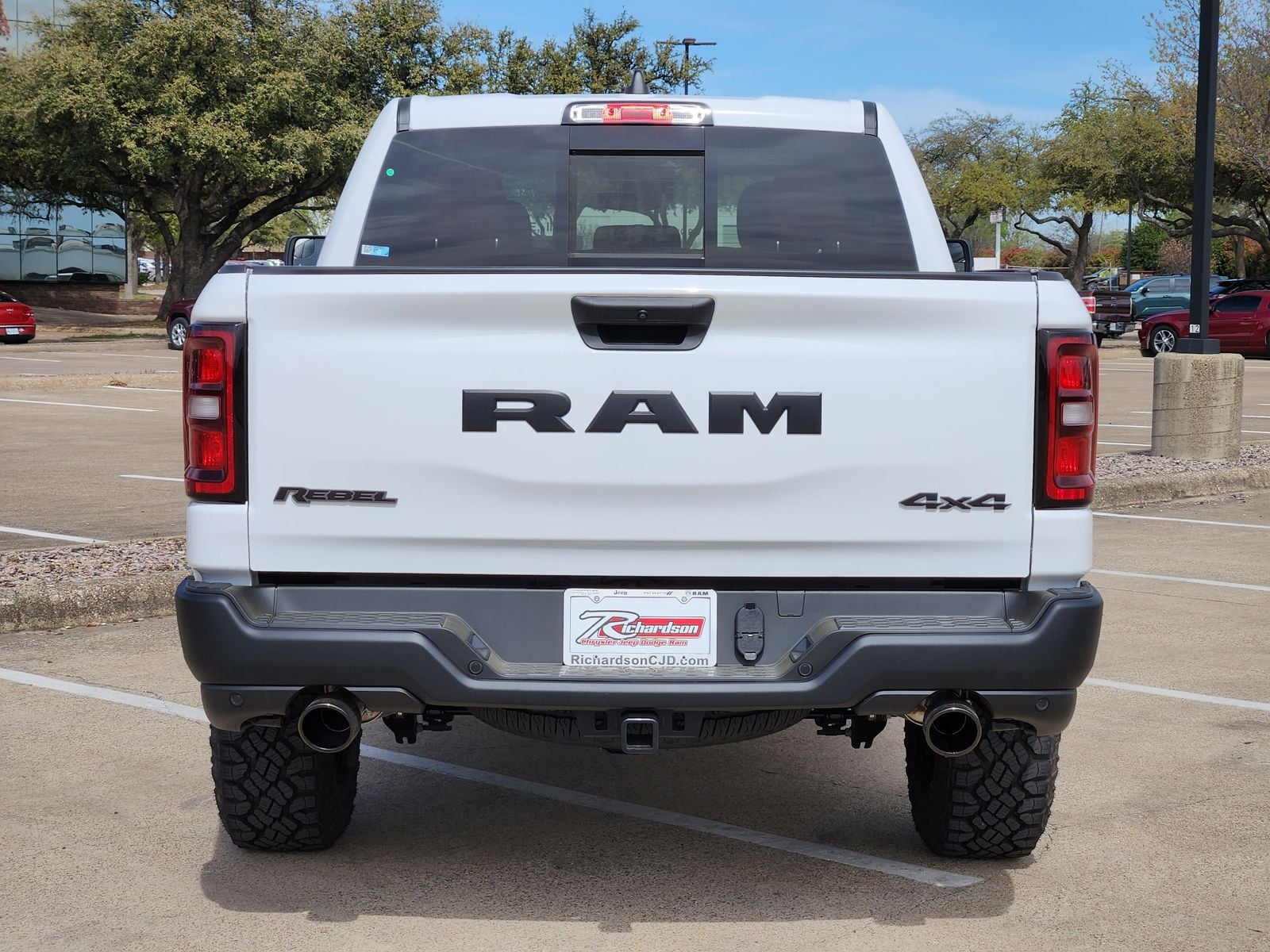 New 2026 Bright White Ram REBEL CREW CAB 4X4 5