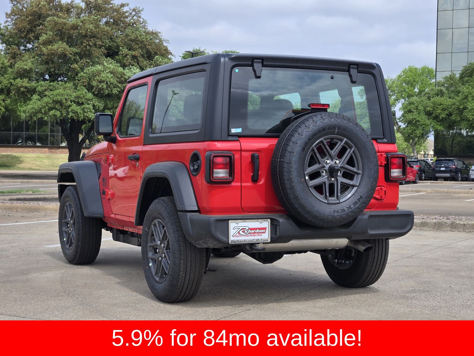 New 2026 Firecracker Red Jeep 2-DOOR SPORT image 3