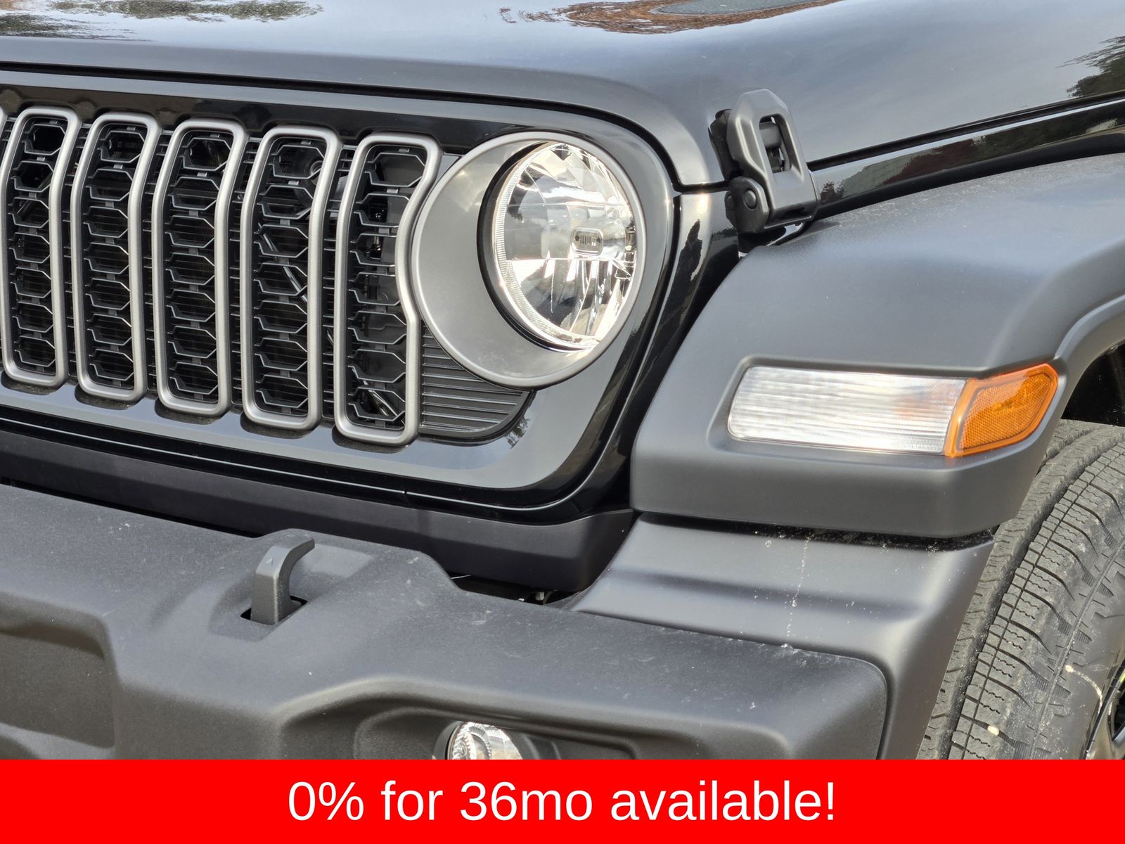 New 2026 Black Jeep 4-DOOR SPORT image 8