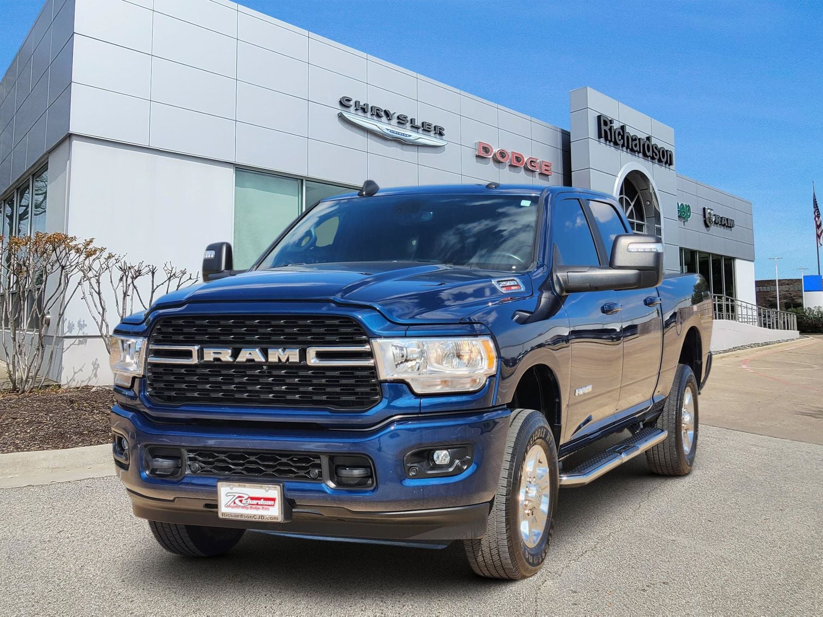 Used 2024 Patriot Blue Pearlcoat Ram Big Horn image 2