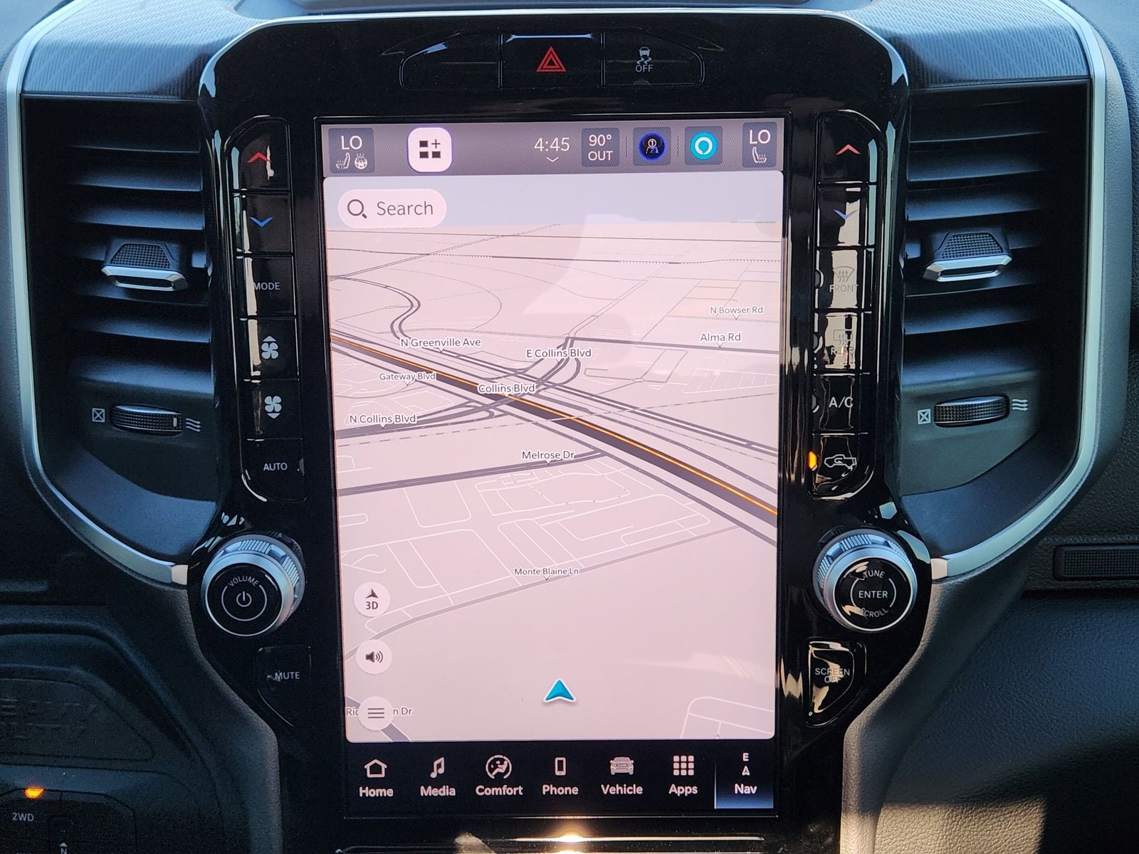 New 2026 Diamond Black Crystal Pearlcoat Ram LONE STAR CREW CAB 4X4 8