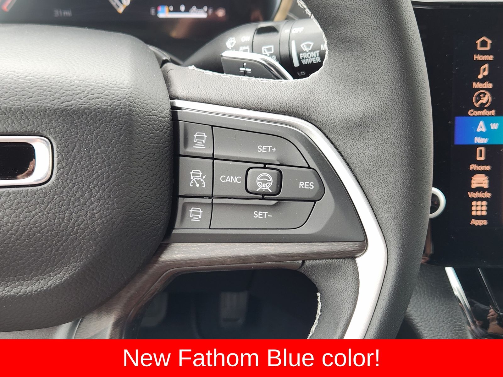 New 2026 Fathom Blue Pearlcoat Jeep L LIMITED 4X4 image 38